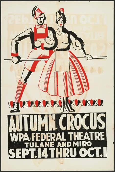 Framed Print : Autumn Crocus, New Orleans, 1938. Creator: Unknown Framed Print : Autumn Crocus, New Orleans, 1938. Creator: Unknown