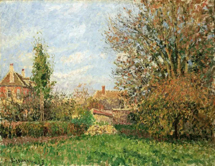 Framed Print : Autumn in Eragny (Automne a Eragny), 1899 Framed Print : Autumn in Eragny (Automne a Eragny), 1899