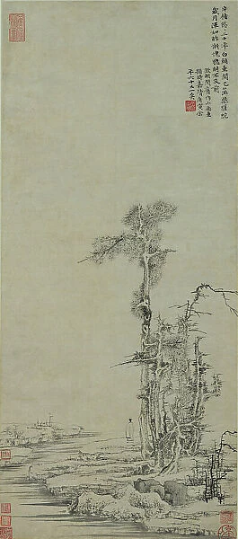 Autumn forest, c. 1510. Creator: Wen Zhengming (1470-1559)