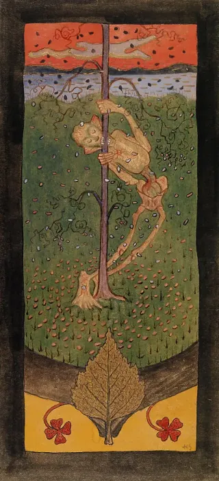 Framed Print : Autumn I, 1895. Creator: Hugo Simberg Framed Print : Autumn I, 1895. Creator: Hugo Simberg