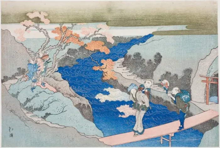 Framed Print : Autumn Maples at Takinogawa River, from the album Framed Print : Autumn Maples at Takinogawa River, from the album