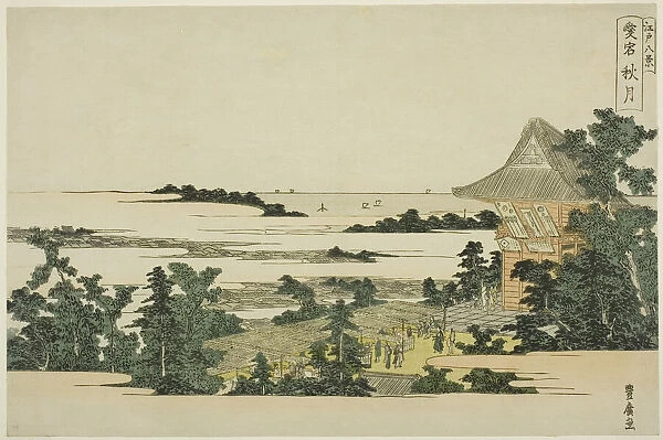 Autumn Moon at Atago Hill (Atago shugetsu), from the series 'Eight Views of Edo