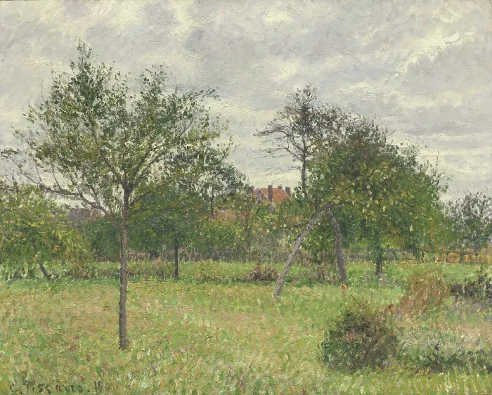 Framed Print : Autumn, Morning, Cloudy, Eragny, 1900. Creator: Pissarro, Camille (1830-1903) Framed Print : Autumn, Morning, Cloudy, Eragny, 1900. Creator: Pissarro, Camille (1830-1903)