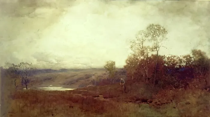 Framed Print : Autumn Sae Pensive, 1900-1924. Creator: James Cadenhead Framed Print : Autumn Sae Pensive, 1900-1924. Creator: James Cadenhead
