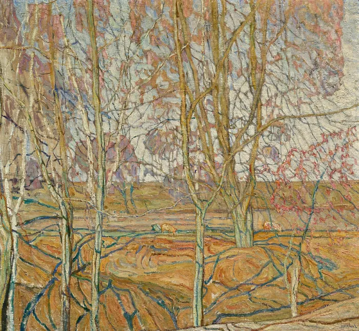 Framed Print : Autumn Thoughts, c1910. Creator: Manievich (Manevich), Abraham (Abram) (1883-1942) Framed Print : Autumn Thoughts, c1910. Creator: Manievich (Manevich), Abraham (Abram) (1883-1942)