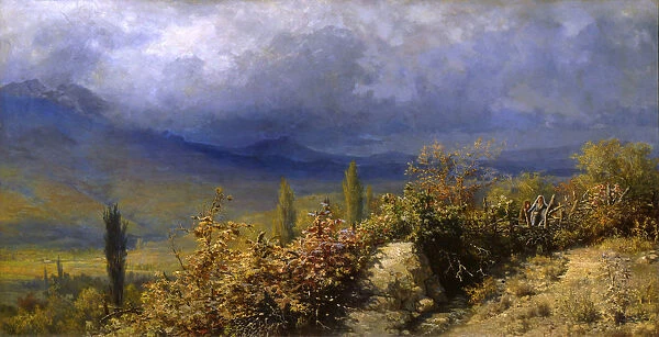 Autumn view of the Crimea, 1884. Artist: Grigori Grigoryevich Myasoedov