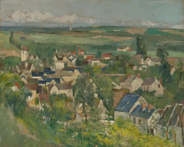 Framed Print : Auvers, Panoramic View, 1873 / 75. Creator: Paul Cezanne Framed Print : Auvers, Panoramic View, 1873 / 75. Creator: Paul Cezanne