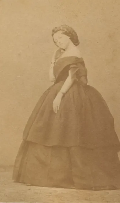Framed Print : Aux ecoutes, 1860s. Creator: Pierre-Louis Pierson Framed Print : Aux ecoutes, 1860s. Creator: Pierre-Louis Pierson