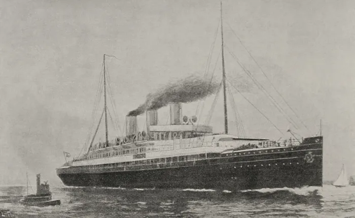 Framed Print : The auxiliary cruiser 'Rapido', a former German ocean liner, Spanish Navy, 1898. Creator: Enrique Laporta Valor Framed Print : The auxiliary cruiser 'Rapido', a former German ocean liner, Spanish Navy, 1898. Creator: Enrique Laporta Valor