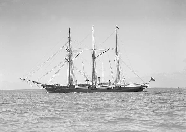 The auxiliary sailing ship Sunbeam, 1911. Creator: Kirk & Sons of Cowes