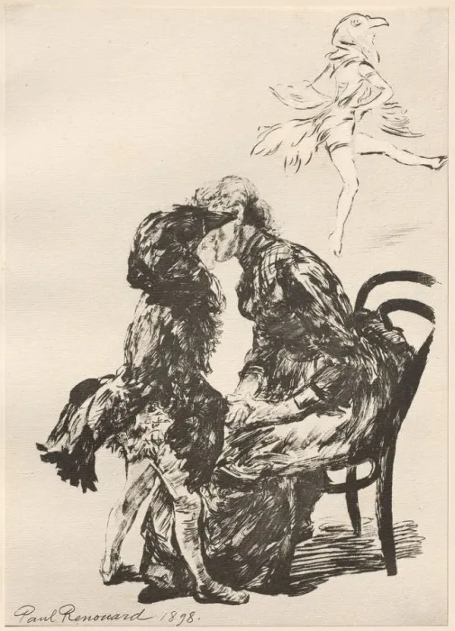 Framed Print : Avant Le Ballet, 1898. Creator: Charles Paul Renouard (French, 1845-1924); Imprimerie Champenois Framed Print : Avant Le Ballet, 1898. Creator: Charles Paul Renouard (French, 1845-1924); Imprimerie Champenois