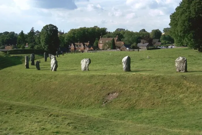 Framed Print : Avebury Standing Stones, 27th century BC Framed Print : Avebury Standing Stones, 27th century BC