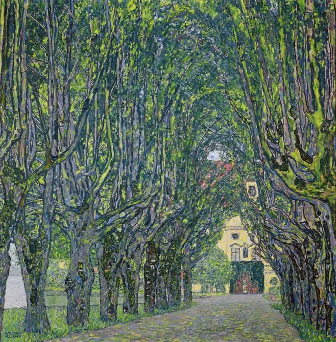 Framed Print : Avenue in the Park of Kammer Castle, 1912. Artist: Klimt, Gustav (1862-1918) Framed Print : Avenue in the Park of Kammer Castle, 1912. Artist: Klimt, Gustav (1862-1918)