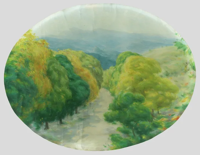 Framed Print : Avenue of trees, 1920-1925. Creator: Karol Miloslav Lehotsky Framed Print : Avenue of trees, 1920-1925. Creator: Karol Miloslav Lehotsky