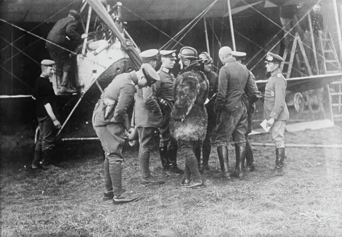 Framed Print : Aviator officer of Germany, Dec 1914. Creator: Bain News Service Framed Print : Aviator officer of Germany, Dec 1914. Creator: Bain News Service
