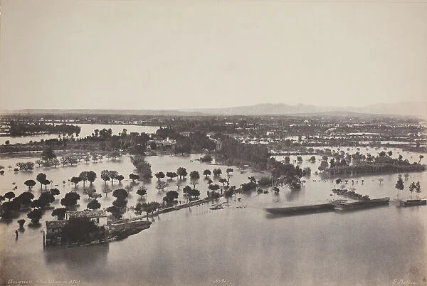 Avignon (Flood of 1856) (Avignon [Inondation de 1856]), 1856. Creator: Edouard Baldus
