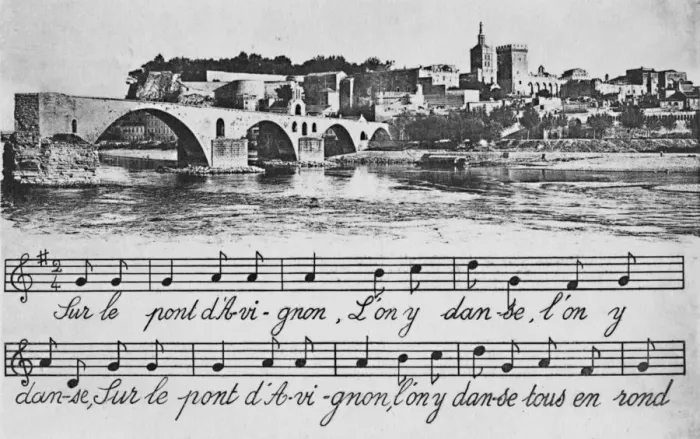 Framed Print : Avignon. - St-Benezet Bridge, c1925