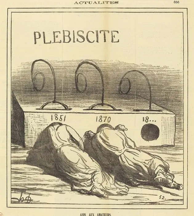 Framed Print : Avis aux amateurs, 1871. Creator: Honore Daumier Framed Print : Avis aux amateurs, 1871. Creator: Honore Daumier