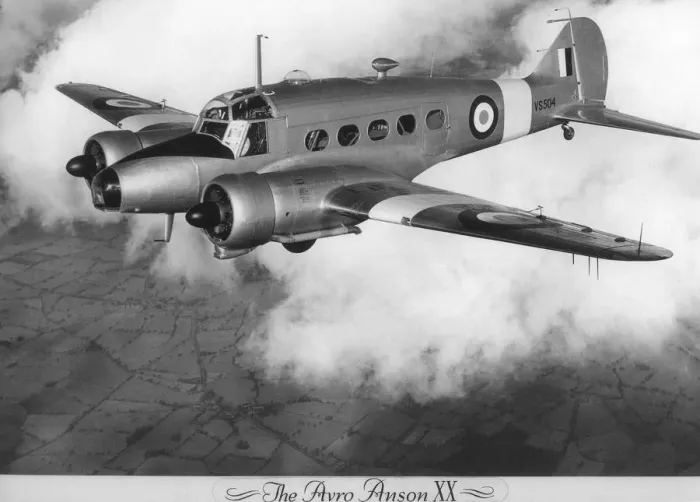 Framed Print : The Avro Anson XX, c1940s Framed Print : The Avro Anson XX, c1940s
