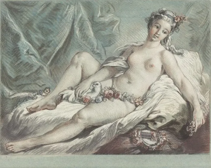 Framed Print : The Awakening of Venus, 1769. Creator: Louis Marin Bonnet Framed Print : The Awakening of Venus, 1769. Creator: Louis Marin Bonnet