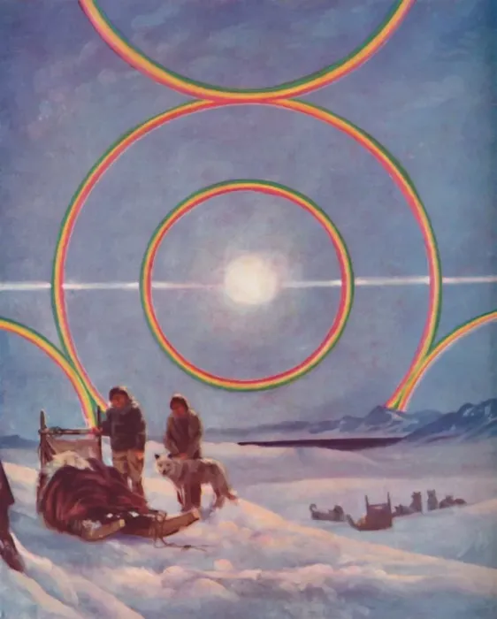 Framed Print : An Awe-Inspiring Display of Solar Haloes, 1935 Framed Print : An Awe-Inspiring Display of Solar Haloes, 1935