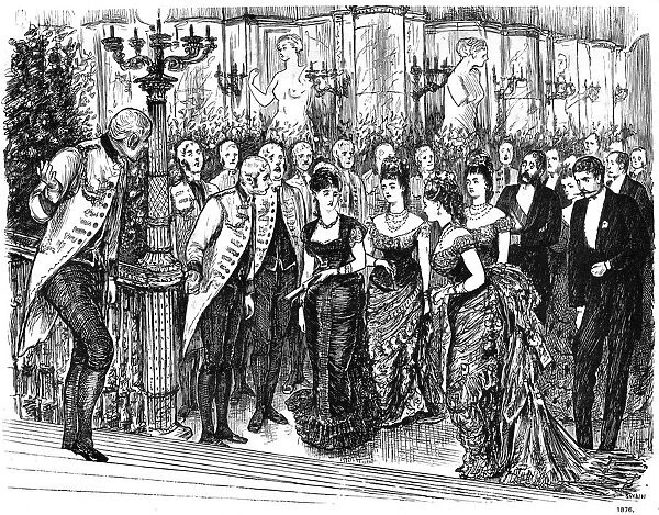 Awkward Incident in Fashionable Life, 1876 (1891). Artist: Swain