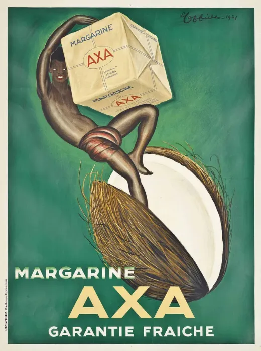 Framed Print : Axa Margarine, 1931 Framed Print : Axa Margarine, 1931