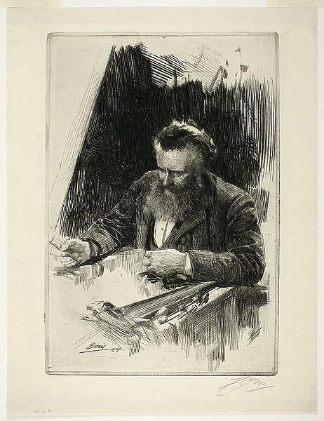 Axel Herman Haig III, 1884. Creator: Anders Leonard Zorn