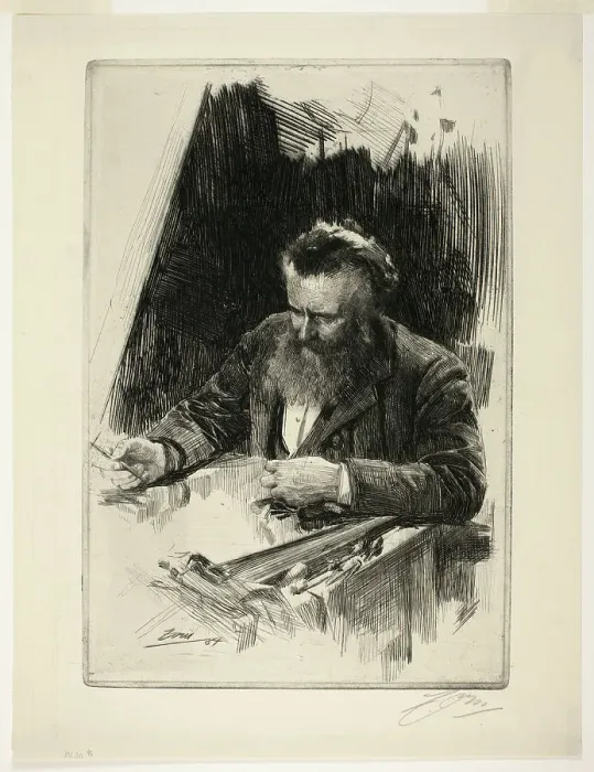 Framed Print : Axel Herman Haig III, 1884. Creator: Anders Leonard Zorn Framed Print : Axel Herman Haig III, 1884. Creator: Anders Leonard Zorn