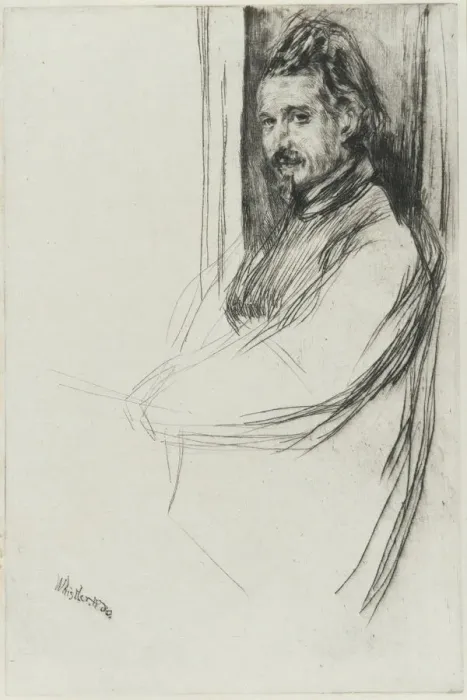Framed Print : Axenfeld, 1860. Creator: James Abbott McNeill Whistler Framed Print : Axenfeld, 1860. Creator: James Abbott McNeill Whistler
