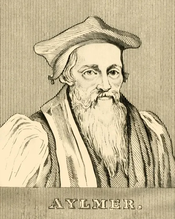 Framed Print : Aylmer, (1521-1594), 1830. Creator: Unknown Framed Print : Aylmer, (1521-1594), 1830. Creator: Unknown