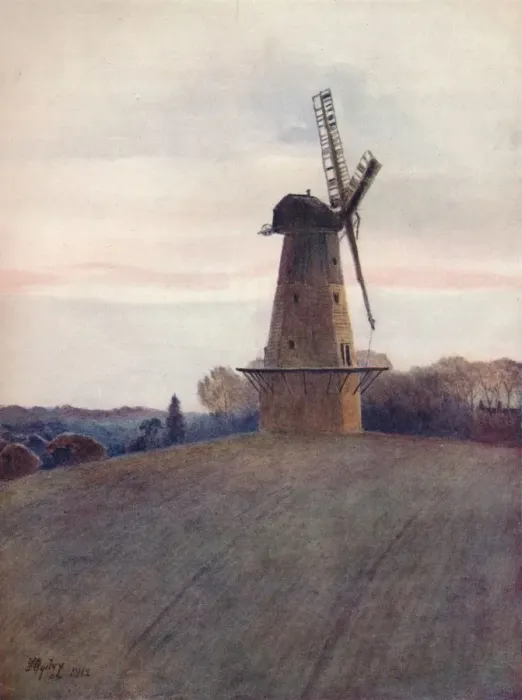 Framed Print : Aylmers Mill, Ockley, 1912, (1914). Artist: Jamess Ogilvy Framed Print : Aylmers Mill, Ockley, 1912, (1914). Artist: Jamess Ogilvy
