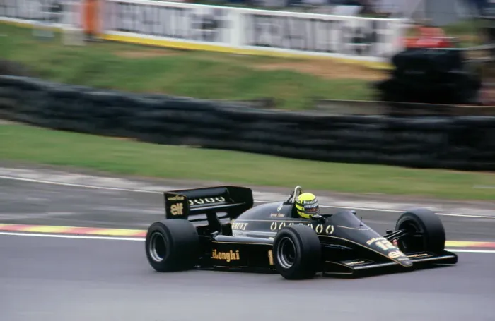Framed Print : Ayrton Senna in the Lotus 98T at 1985 British Grand Prix Brands Hatch Framed Print : Ayrton Senna in the Lotus 98T at 1985 British Grand Prix Brands Hatch