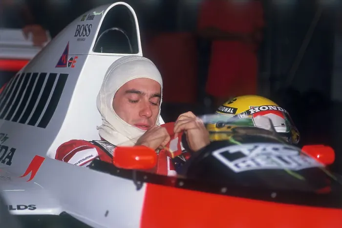 Framed Print : Ayrton Senna in his McLaren-Honda, British Grand Prix, Silverstone, Northamptonshire, 1989 Framed Print : Ayrton Senna in his McLaren-Honda, British Grand Prix, Silverstone, Northamptonshire, 1989