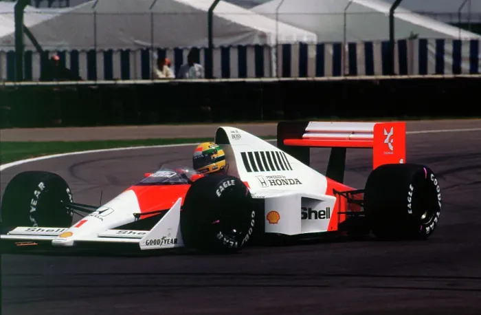 Framed Print : Ayrton Senna in the McLaren MP4-5 at 1989 British Grand Prix, Silverstone Framed Print : Ayrton Senna in the McLaren MP4-5 at 1989 British Grand Prix, Silverstone