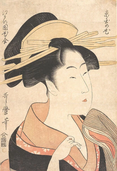 Azumaya no Hana, ca. 1790. Creator: Kitagawa Utamaro