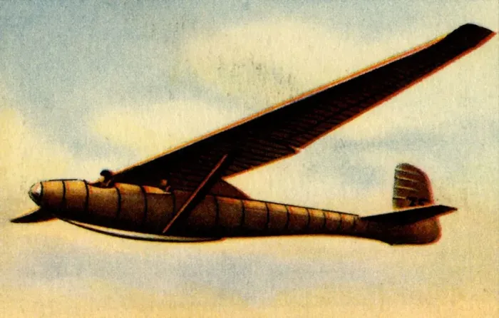 Framed Print : B. 9 glider, 1932. Creator: Unknown Framed Print : B. 9 glider, 1932. Creator: Unknown