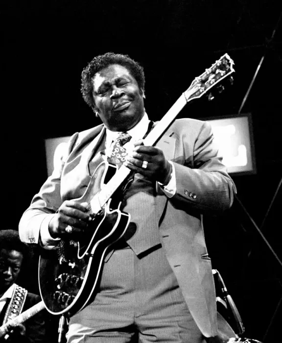 Framed Print : B. B. King, Capital Jazz, Knebworth, 1982. Artist: Brian O Connor Framed Print : B. B. King, Capital Jazz, Knebworth, 1982. Artist: Brian O Connor
