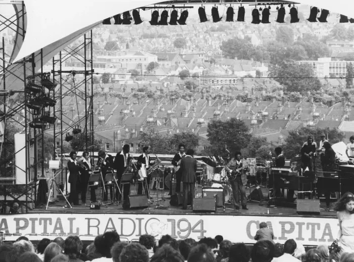 Framed Print : B. B. King, Capital Radio Jazz Festival, Alexandra Palace, London, 1979 Framed Print : B. B. King, Capital Radio Jazz Festival, Alexandra Palace, London, 1979