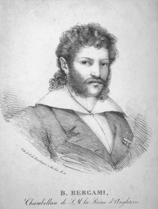 Framed Print : B. Bergami, c1820. Creator: Charles-Philibert de Lasteyrie Framed Print : B. Bergami, c1820. Creator: Charles-Philibert de Lasteyrie