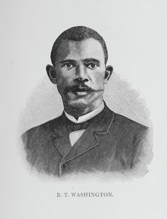 Framed Print : B. T. Washington, 1887. Creator: Unknown Framed Print : B. T. Washington, 1887. Creator: Unknown