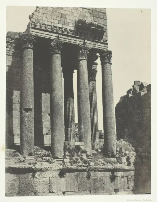 Framed Print : Baalbeck (Heliopolis), Temple De Jupiter, Vue Prise aL Angle Sud-est;Syrie Framed Print : Baalbeck (Heliopolis), Temple De Jupiter, Vue Prise aL Angle Sud-est;Syrie