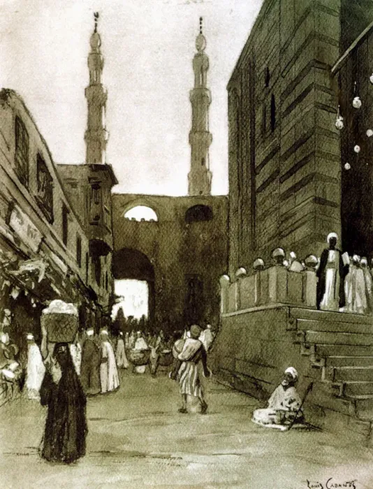 Framed Print : Bab El Fetouh, Cairo, Egypt, 1928. Artist: Louis Cabanes Framed Print : Bab El Fetouh, Cairo, Egypt, 1928. Artist: Louis Cabanes
