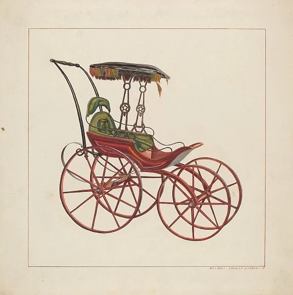 Baby Carriage, c. 1927. Creator: Ernest A Towers Jr