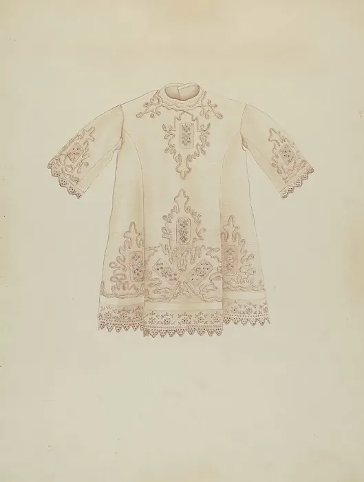 Framed Print : Baby Dress, c. 1938. Creator: Lucien Verbeke Framed Print : Baby Dress, c. 1938. Creator: Lucien Verbeke