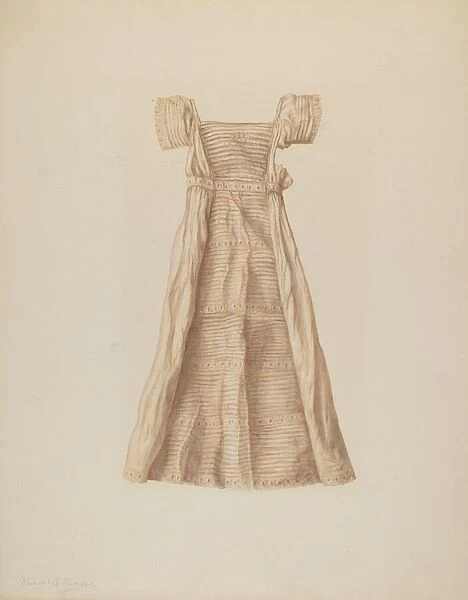Baby Dress, c. 1939. Creator: Manuel G. Runyan