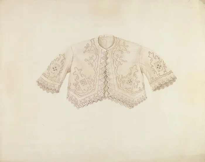 Framed Print : Baby Jacket, c. 1938. Creator: Lucien Verbeke Framed Print : Baby Jacket, c. 1938. Creator: Lucien Verbeke