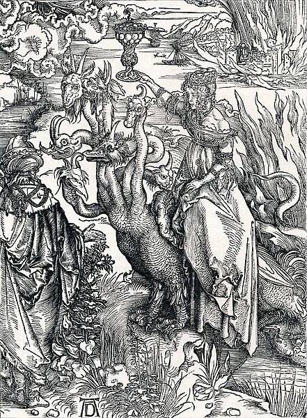 The Babylonish Whore, 1498, (1906). Artist: Albrecht Durer