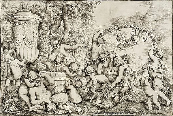 Bacchanal, 1640. Creators: Giovanni Andrea Podestà, Francesco Salamanca