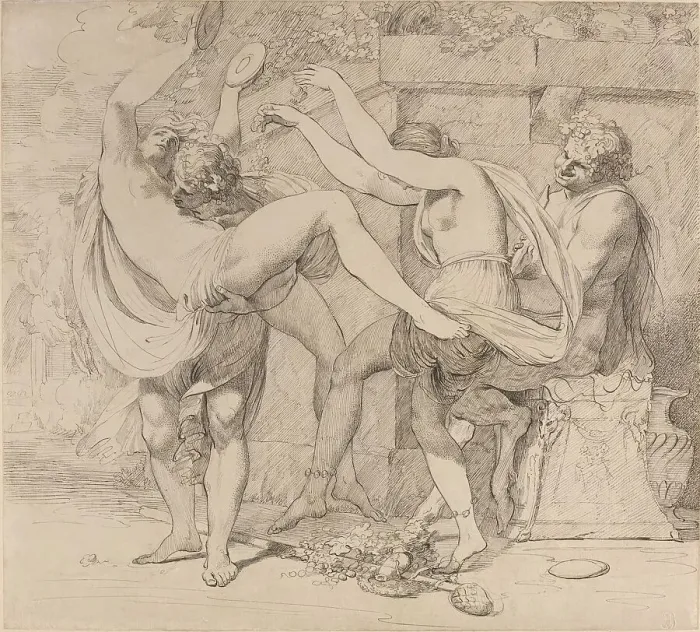 Framed Print : Bacchanal, 1770 / 1775. Creator: John Hamilton Mortimer Framed Print : Bacchanal, 1770 / 1775. Creator: John Hamilton Mortimer